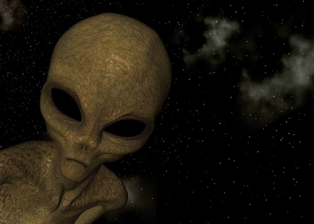 'Alien Image ' Poster, picture, metal print, paint by Stephen ...