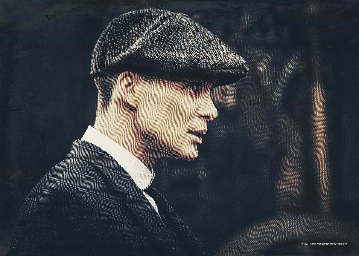 Thomas Shelby Side Picture' Poster, picture, metal print, paint by