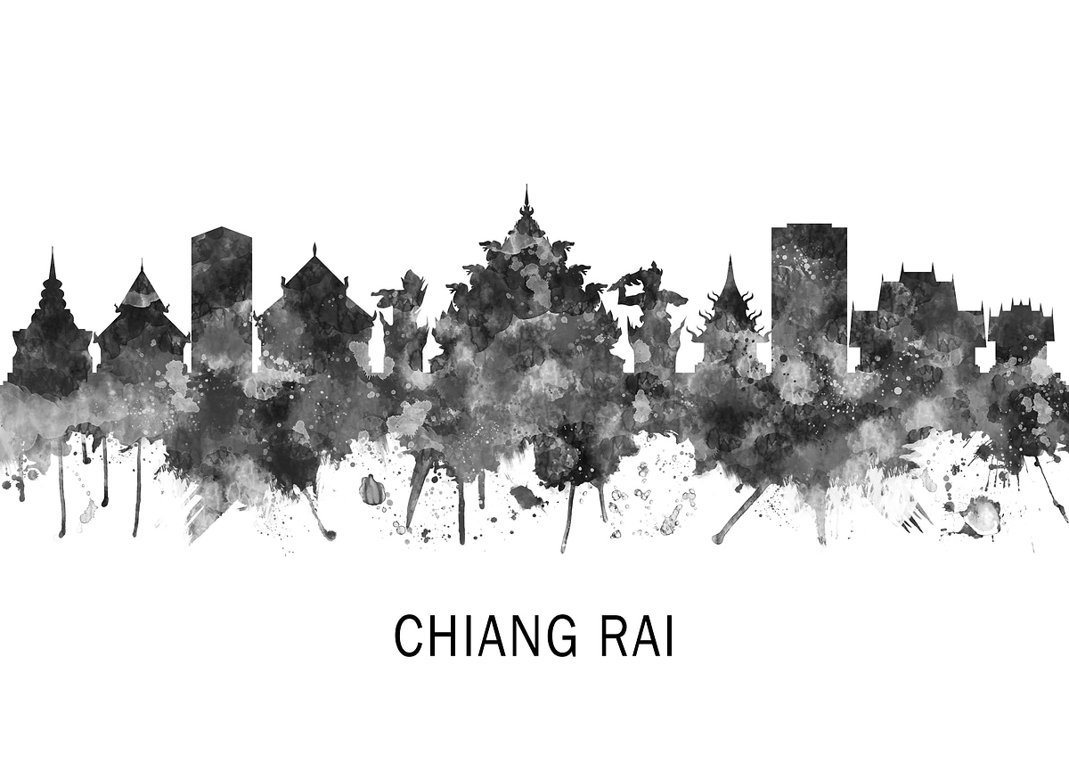 'Chiang Rai Thailand' Poster, picture, metal print, paint by Towseef ...