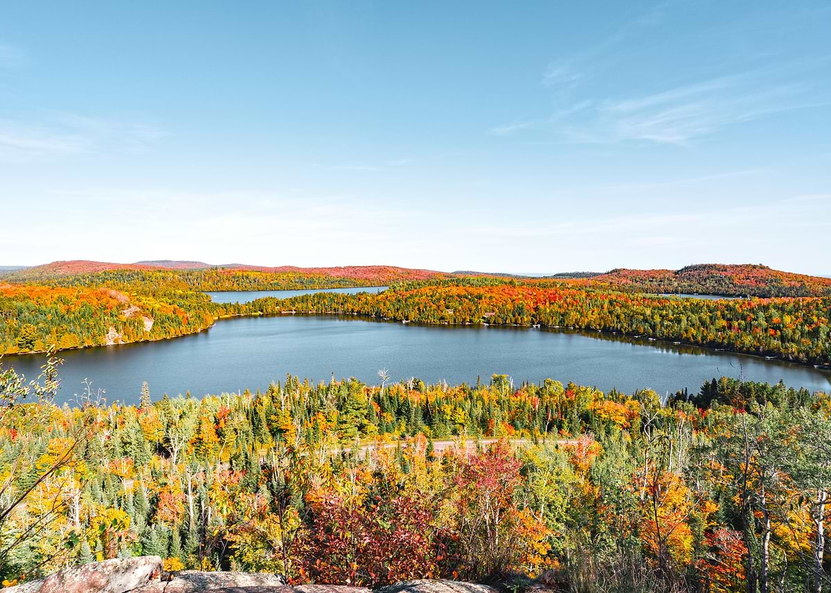 'Fall Colors and Lakes' Poster, picture, metal print, paint by anthony ...
