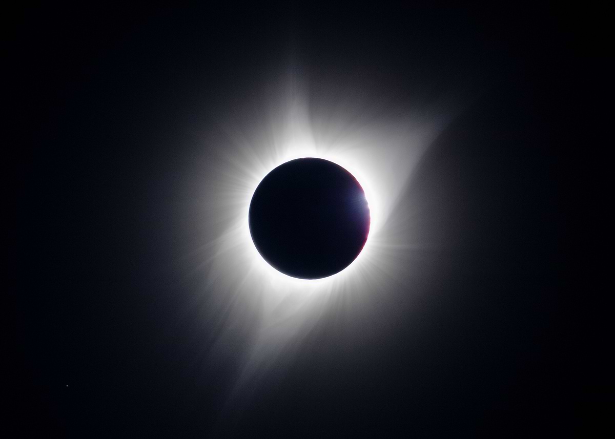 'Baily beads Total Eclipse ' Poster, picture, metal print, paint by ...