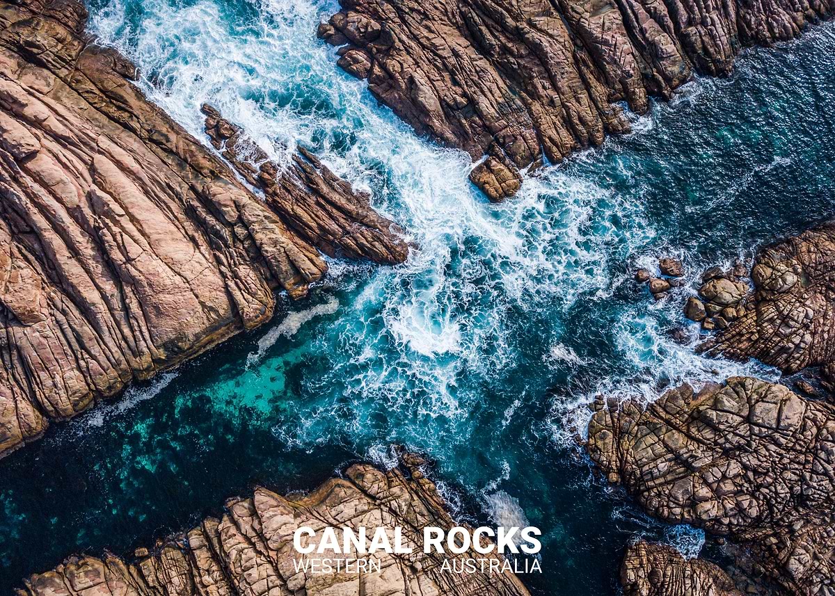 Canal Rocks 'Canal Rocks Australia' Poster, picture, metal print, paint by Josh ...