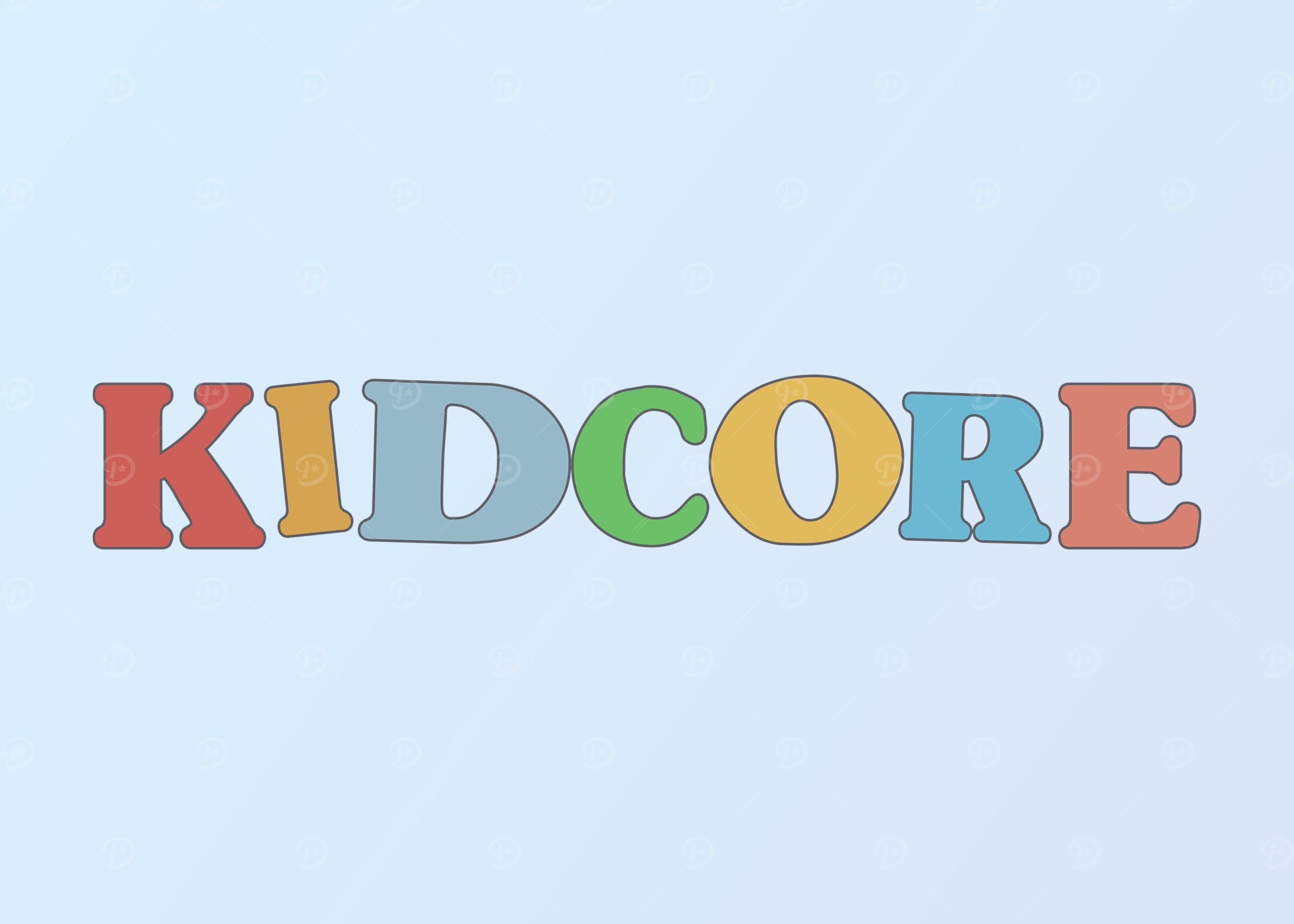 'Kidcore Kid Core Retro 90s' Poster, picture, metal print, paint by ...