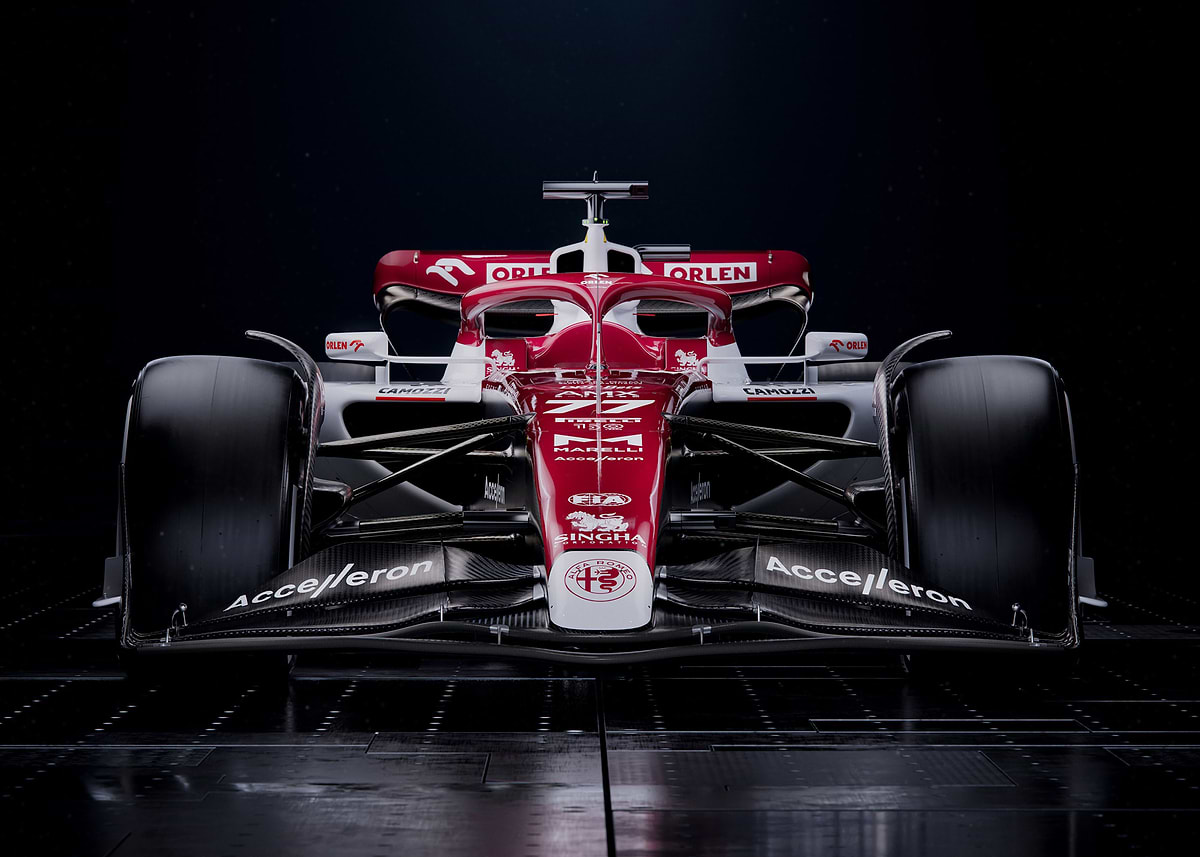 'Alfa Romeo C42 F1 Race Car' Poster, picture, metal print, paint by ...