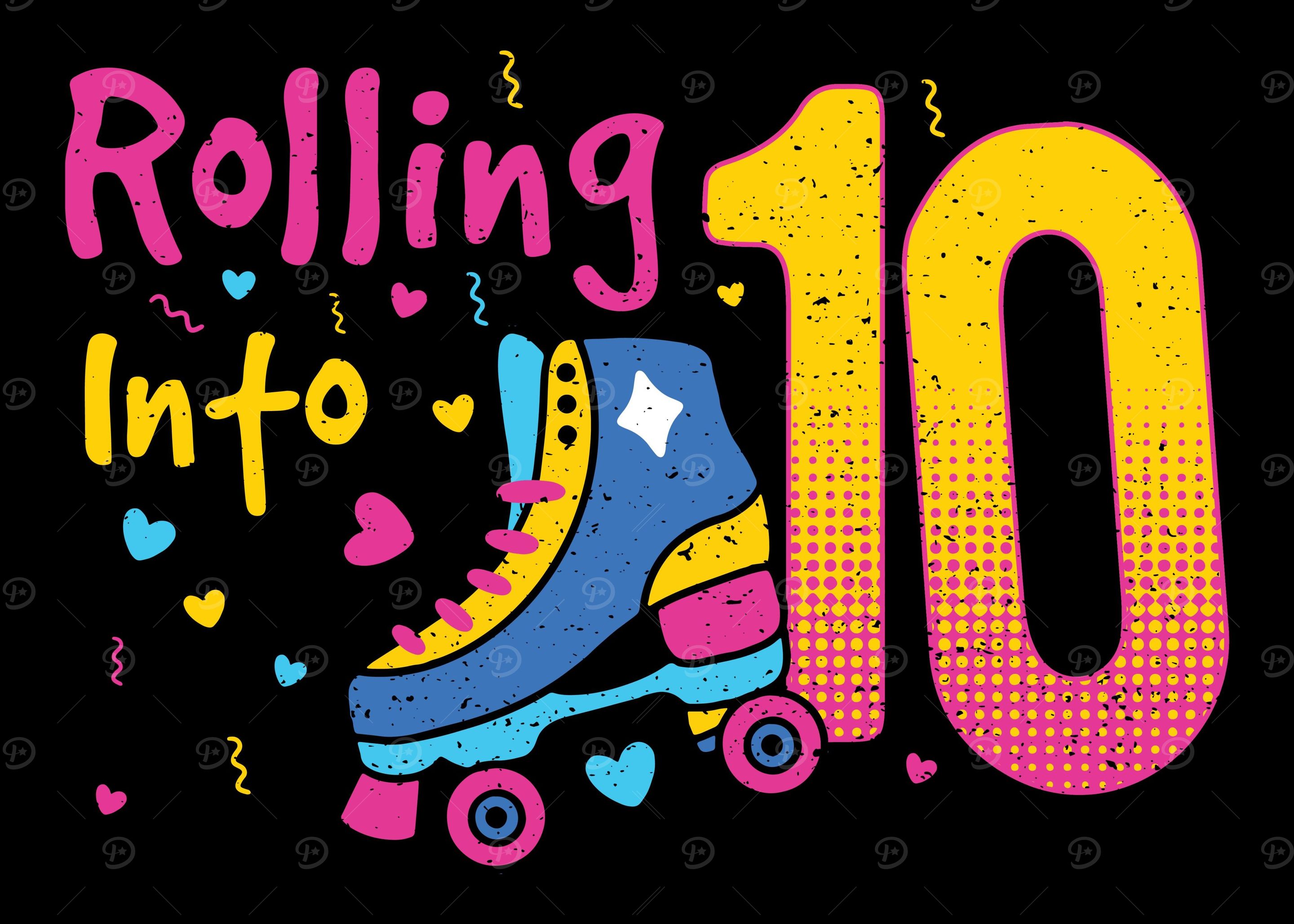 Throwing 10 'Rolling Into 10' Poster, picture, metal print, paint by DesignsByJnk5 ...