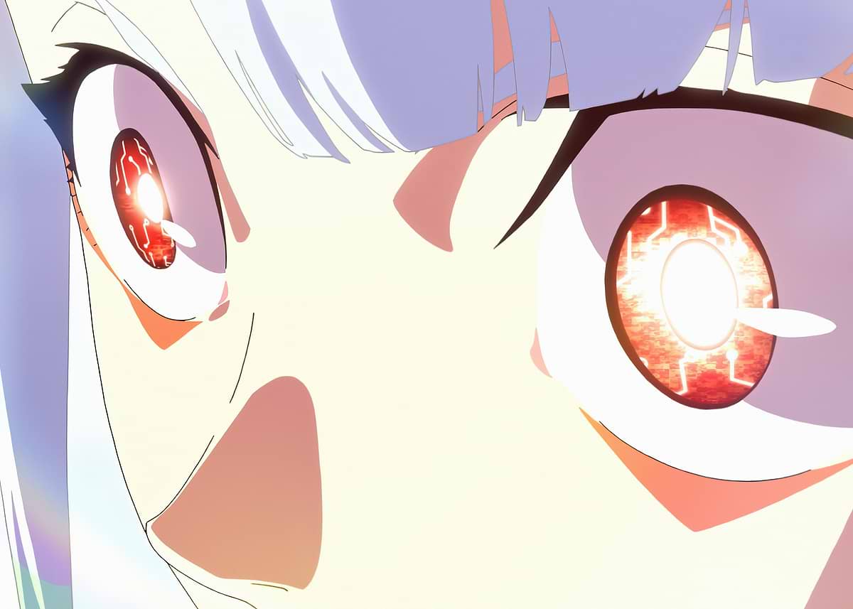 Lucy Eyes' Poster, picture, metal print, paint by Cyberpunk 2077