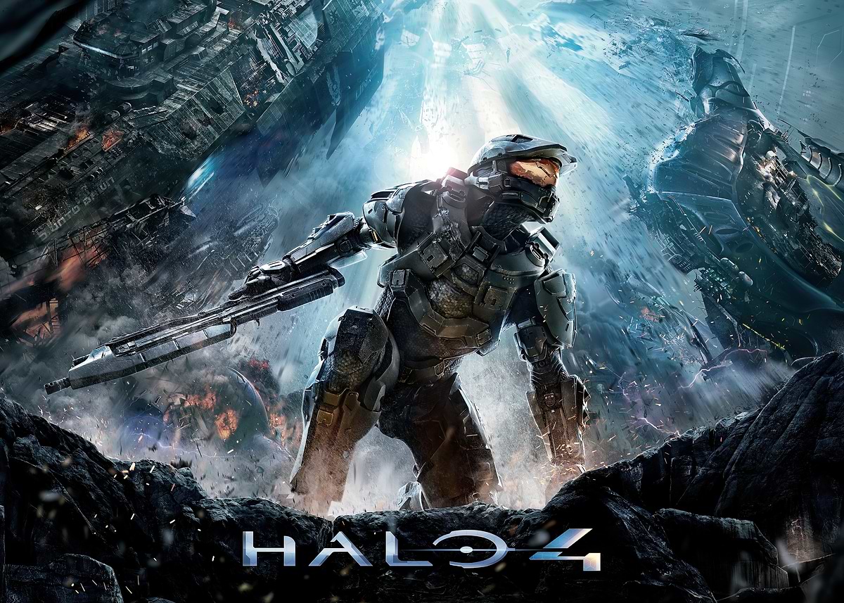Halo 4 Horizontal' Poster, picture, metal print, paint by Halo