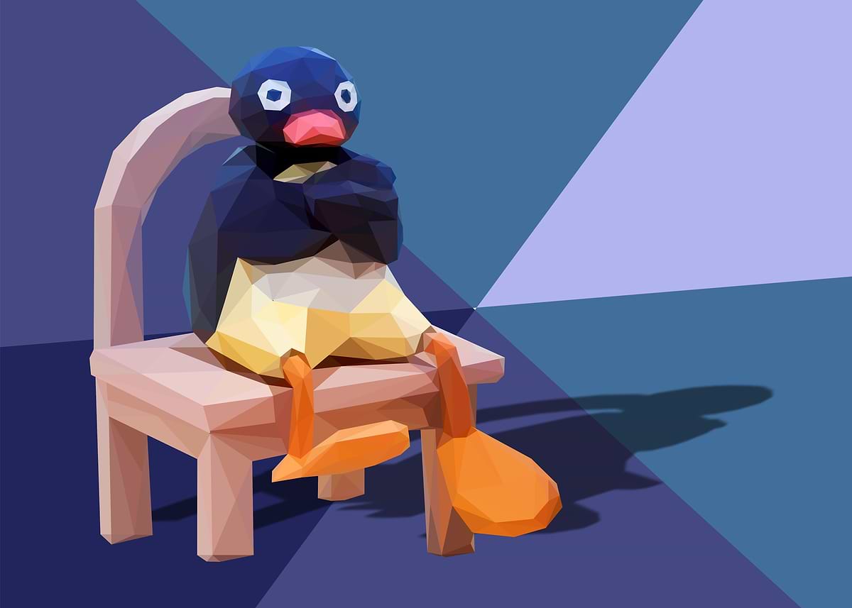 'angry pingu meme' Poster, picture, metal print, paint by Lowpoly ...