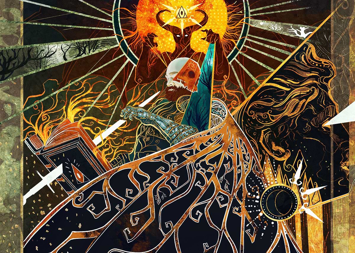 Demonic Tutor' Poster, picture, metal print, paint by Anato