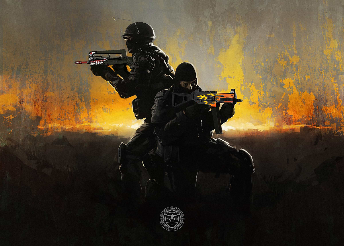 'CS:GO Key Art' Poster, picture, metal print, paint by Counter-Strike ...