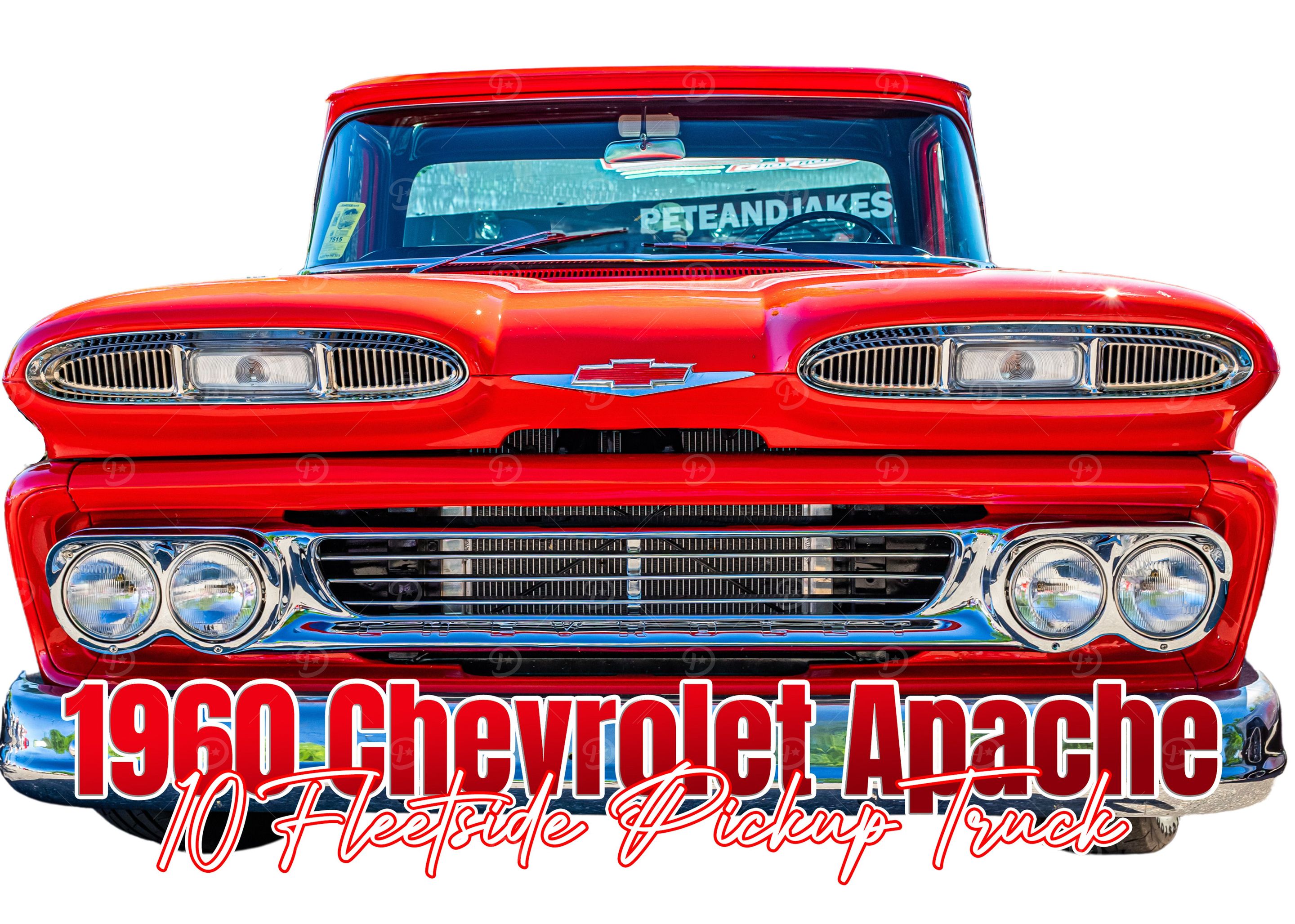 1960 Chevrolet Apache 10' Poster, picture, metal print, paint by