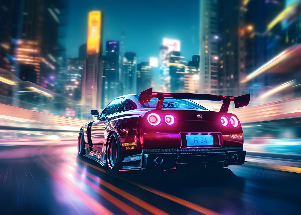 NISSAN GTR R34 Tokyo Race