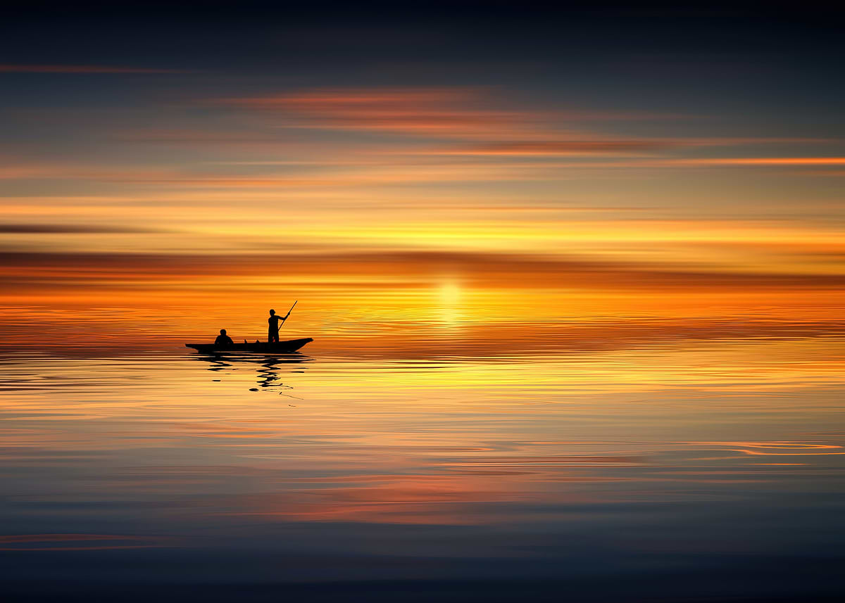 'Sunrise ' Poster, picture, metal print, paint by Aleyna Freya | Displate