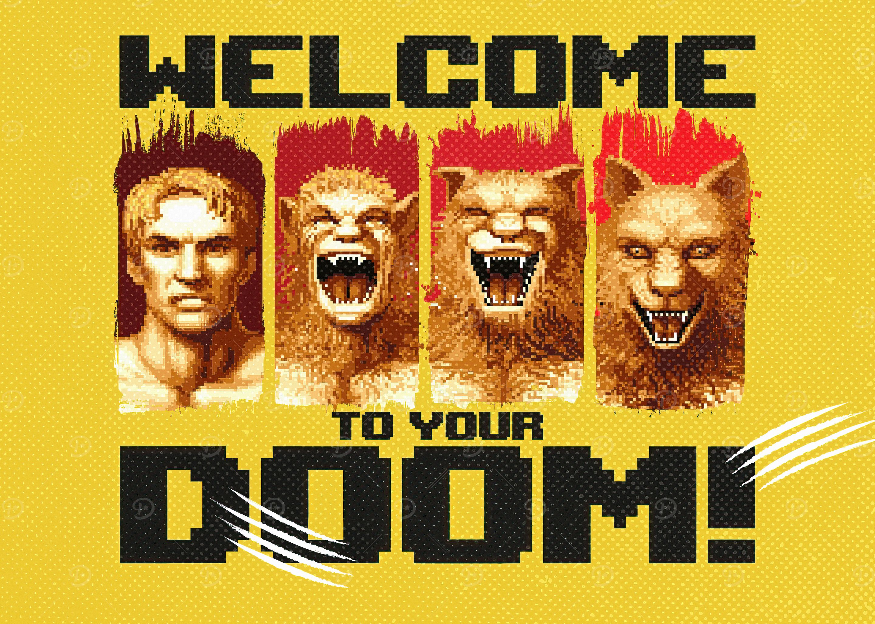 Welcome to your Doom' Poster, picture, metal print, paint by SEGA