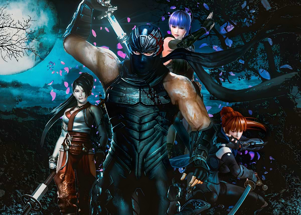 Ninja Gaiden' Poster, picture, metal print, paint by death game