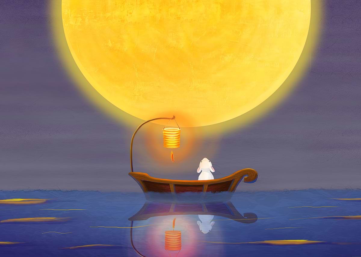 'The Sailing Rabbit' Poster, picture, metal print, paint by Lestat de ...