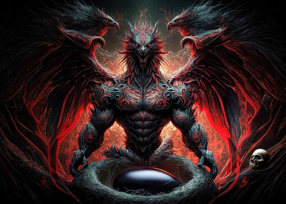 'Gryphons Shadow' Poster, picture, metal print, paint by Michael ...