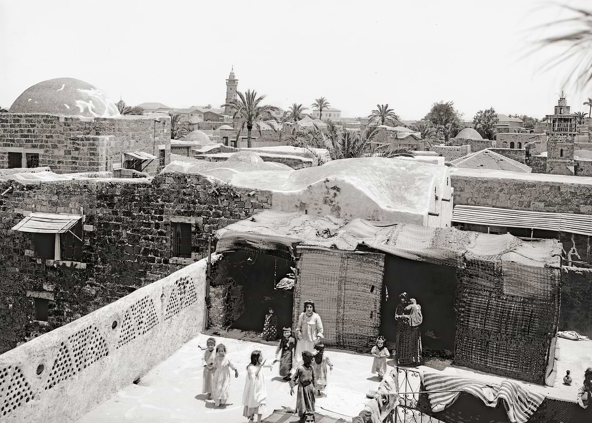 'Gaza City homes c1920' Poster, picture, metal print, paint by Kelvin ...