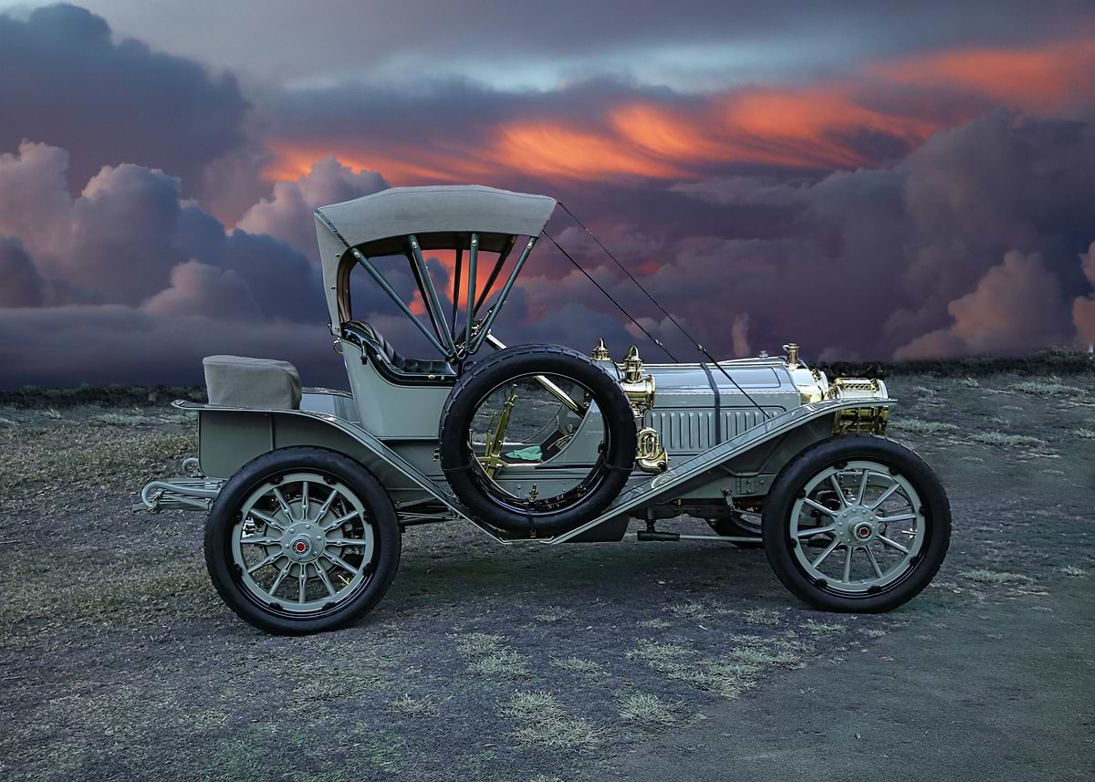 '1908 Packard Roadster' Poster, picture, metal print, paint by Jeffrey ...
