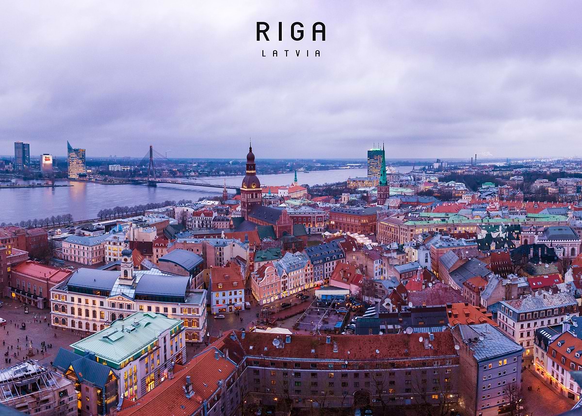 'Riga ' Poster, picture, metal print, paint by Big City | Displate