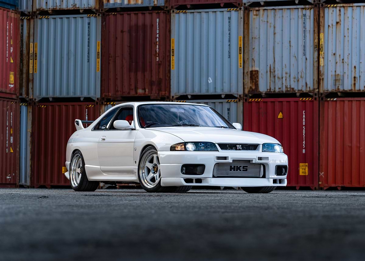 Repainted R33 Gtr 'Nissan R33 GTR' Poster, picture, metal print, paint by Art Project ...