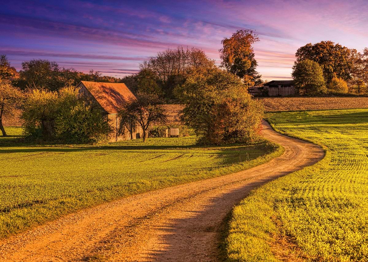 'Beauty of Rural Landscapes' Poster, picture, metal print, paint by Ava ...