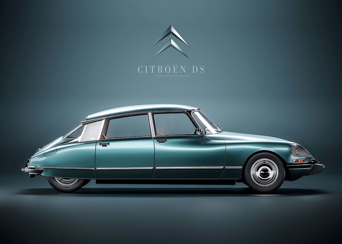 Citroen DS ポスター No.2 Citroen ds vintage poster salumec design