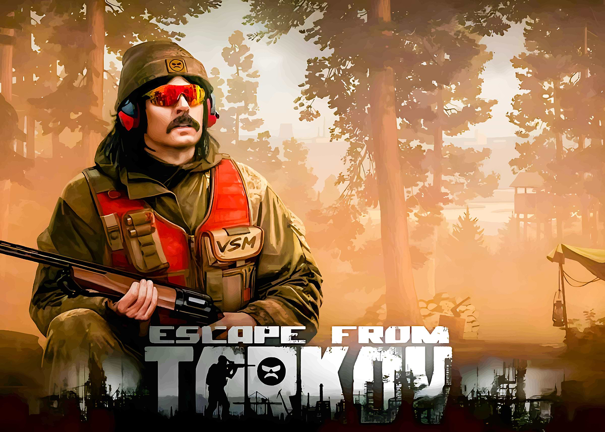Escape From Tarkov Game' Poster, picture, metal print, paint by V