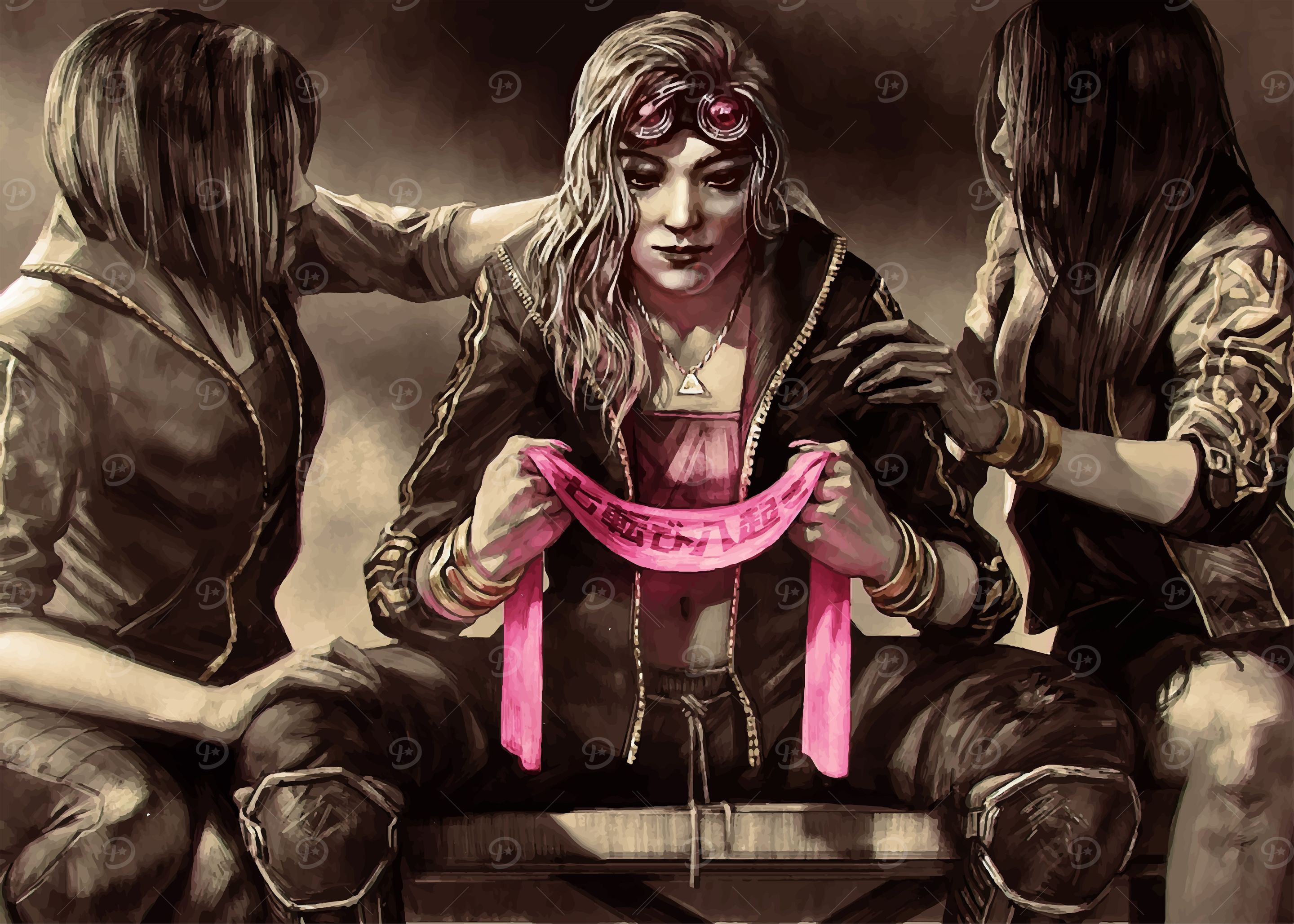 DBD yui kimura' Poster, picture, metal print, paint by Sadam nafis