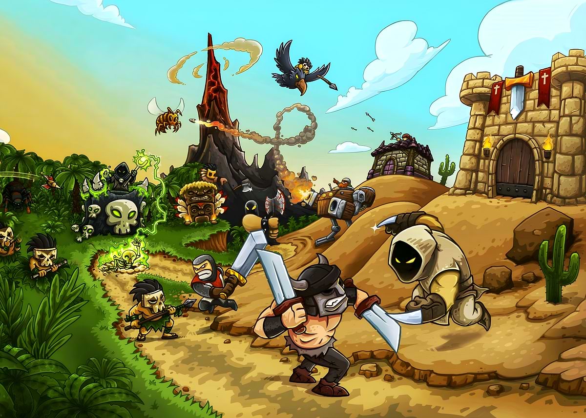 Displate l posters ドルトムント Kingdom Rush Frontiers TD' Poster, picture, metal print, paint by
