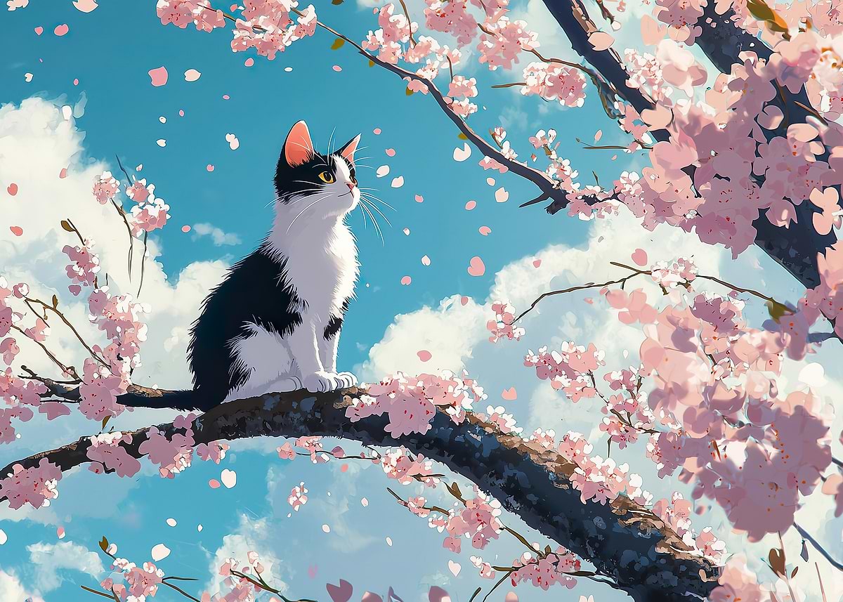 sakura catページ ArtCity Paint by Numbers. 