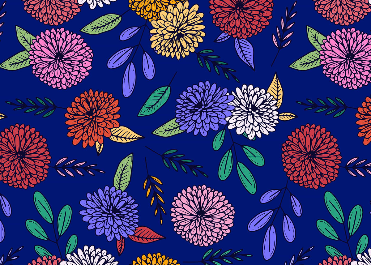 'Beautiful Floral Pattern' Poster, picture, metal print, paint by Chloe ...
