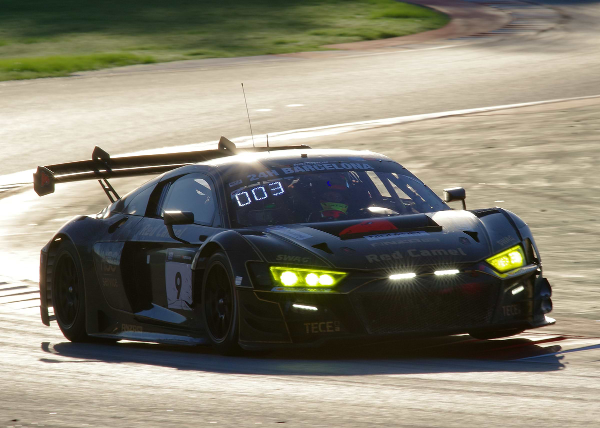 'Audi R8 LMS GT3 Race Car' Poster, picture, metal print, paint by ...