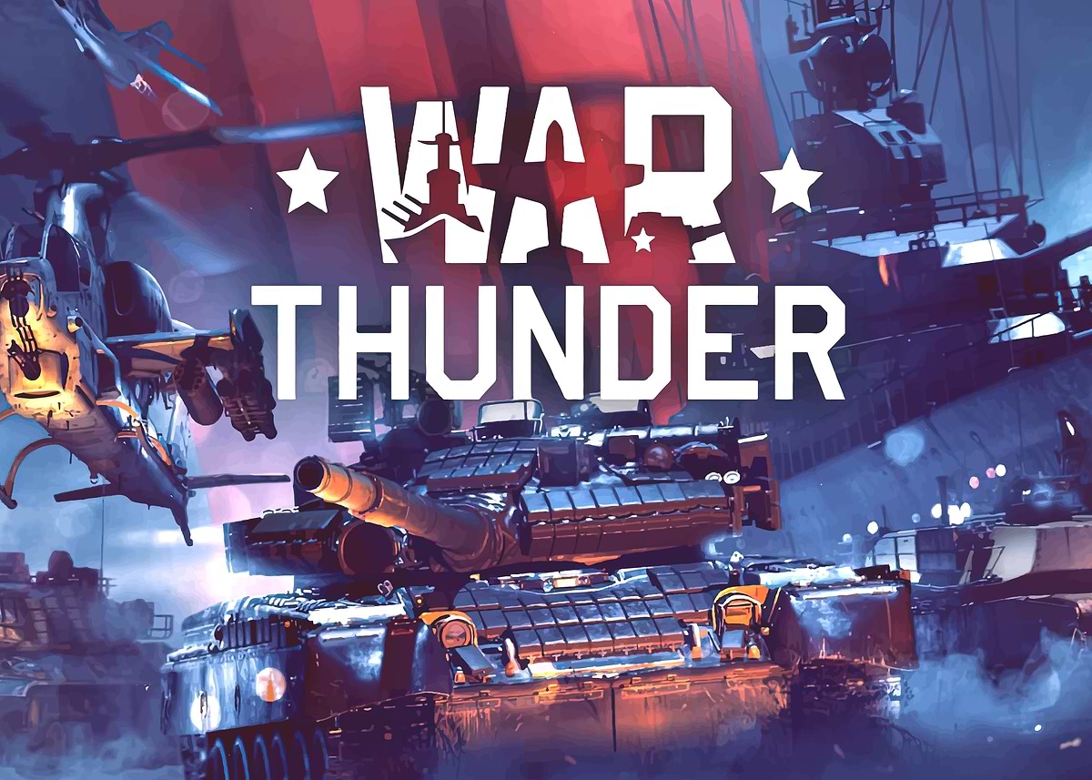 War Thunder Game Art' Poster, picture, metal print, paint by modal