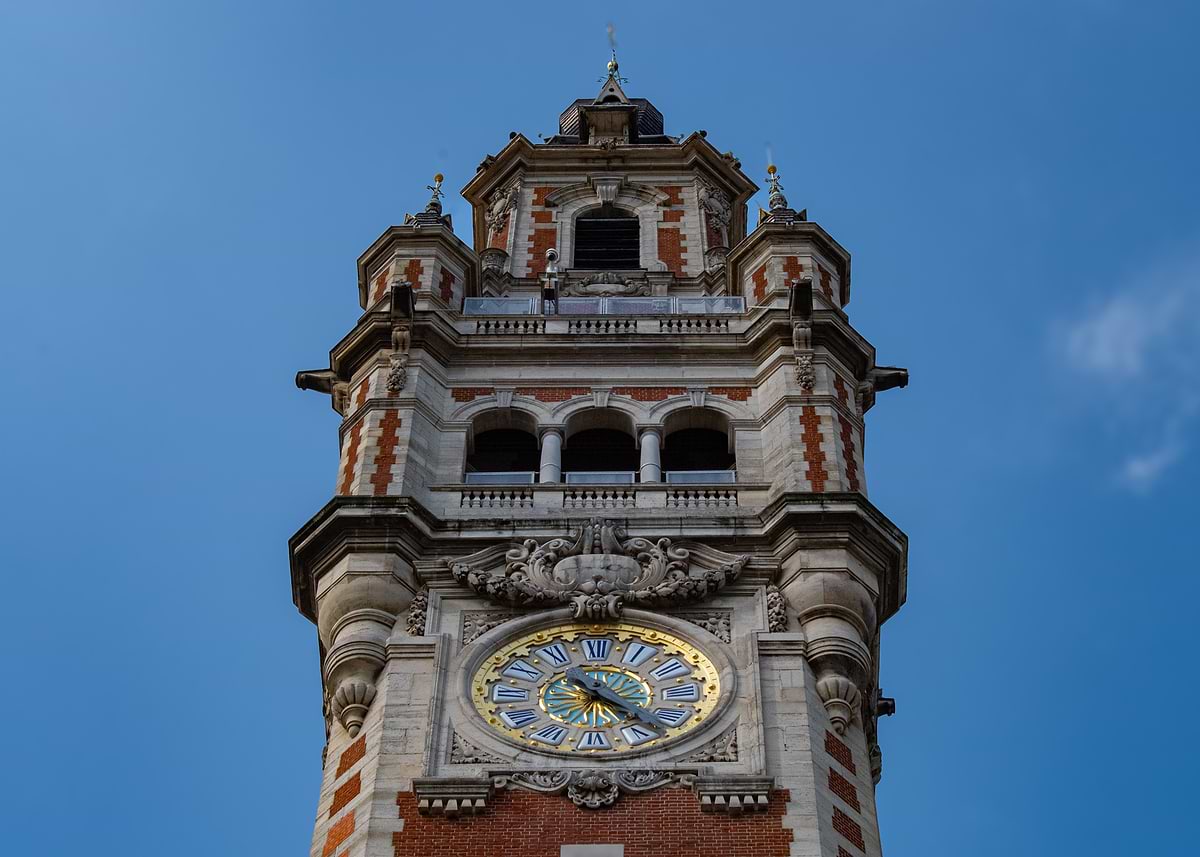 'Clock Tower with Ornate Details' Poster, picture, metal print, paint ...