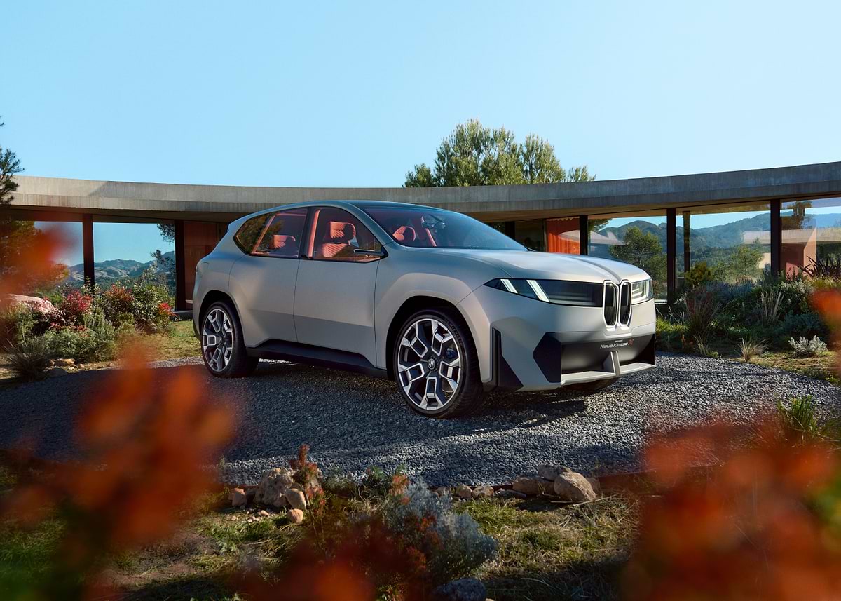 'BMW iX Flow Concept Car' Poster, picture, metal print, paint by Rain ...