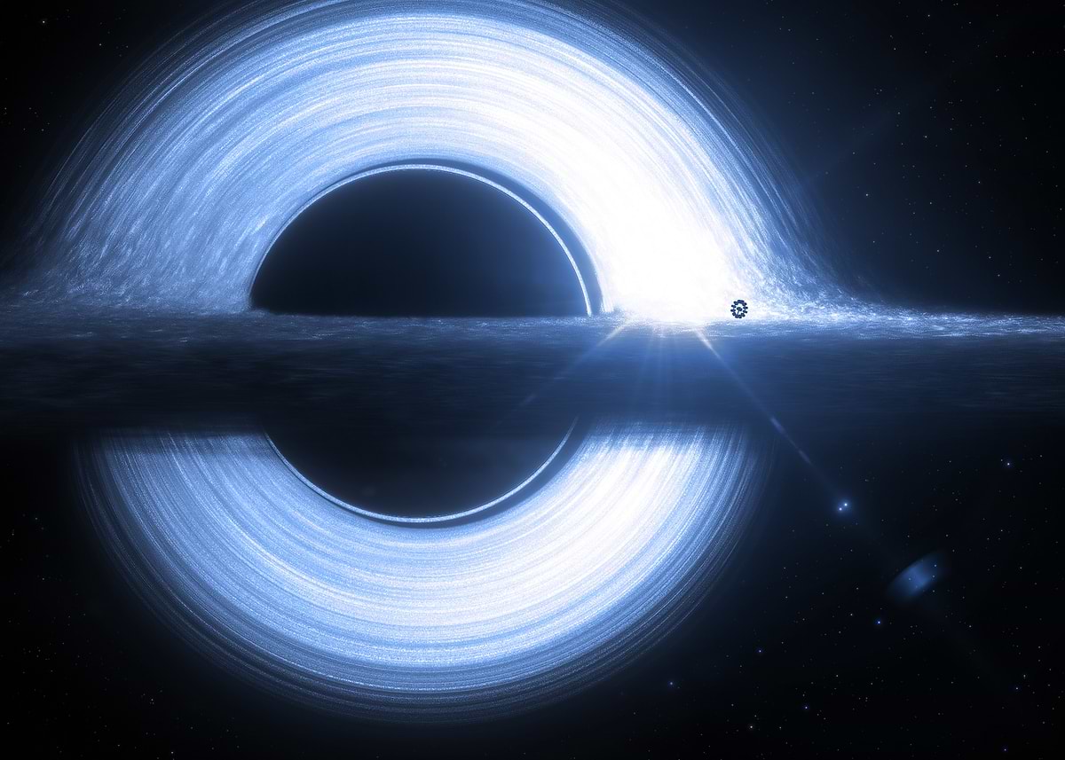 BLEACH BLACK HOLE DISCO CLUB　BHDC　ウルキオラ Black Hole Accretion Disk' Poster, picture, metal print