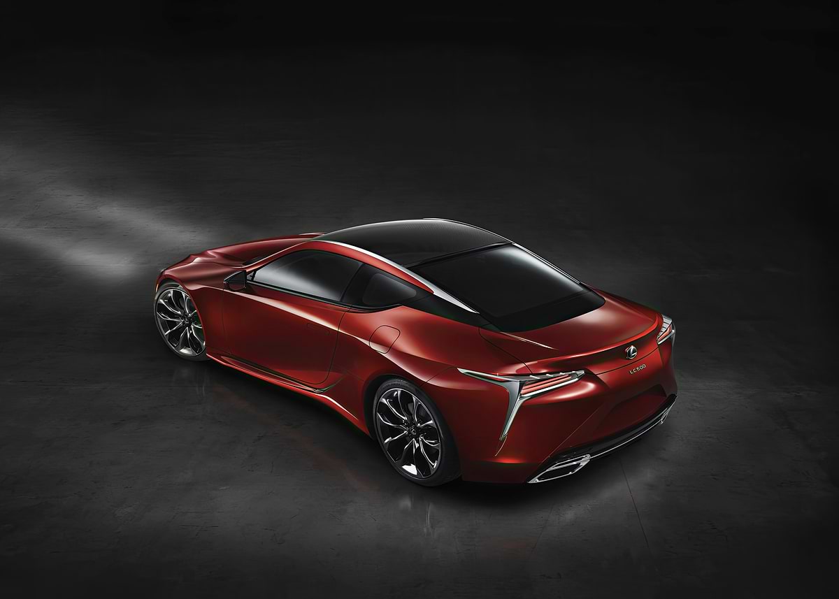 'Red Lexus Coupe' Poster, picture, metal print, paint by ALCN | Displate