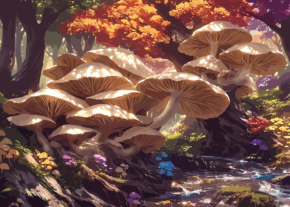 kumiさん専用★ ダイヤモンドアートクラブ　Mushroom Forest kumiさん専用☆ ダイヤモンドアートクラブ Mushroom Forest