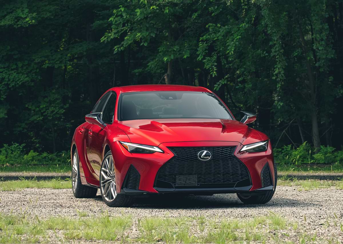'Red Lexus IS 350' Poster, picture, metal print, paint by Vega Autos ...