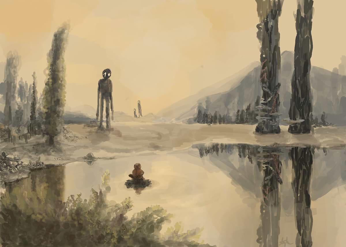 'Beaver's Morning' Poster, picture, metal print, paint by Aryan Mahesh ...