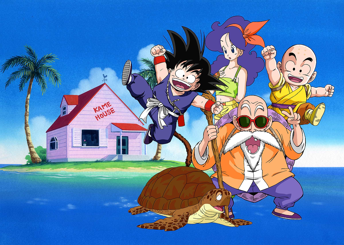 Kame House' Poster, picture, metal print, paint by Dragon Ball