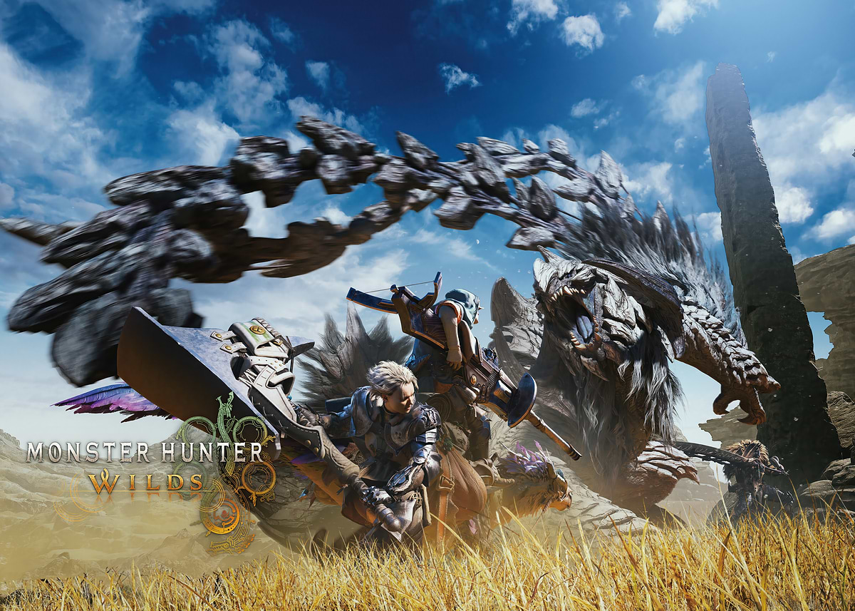 Monster Hunter Wilds HL' Poster, picture, metal print, paint by