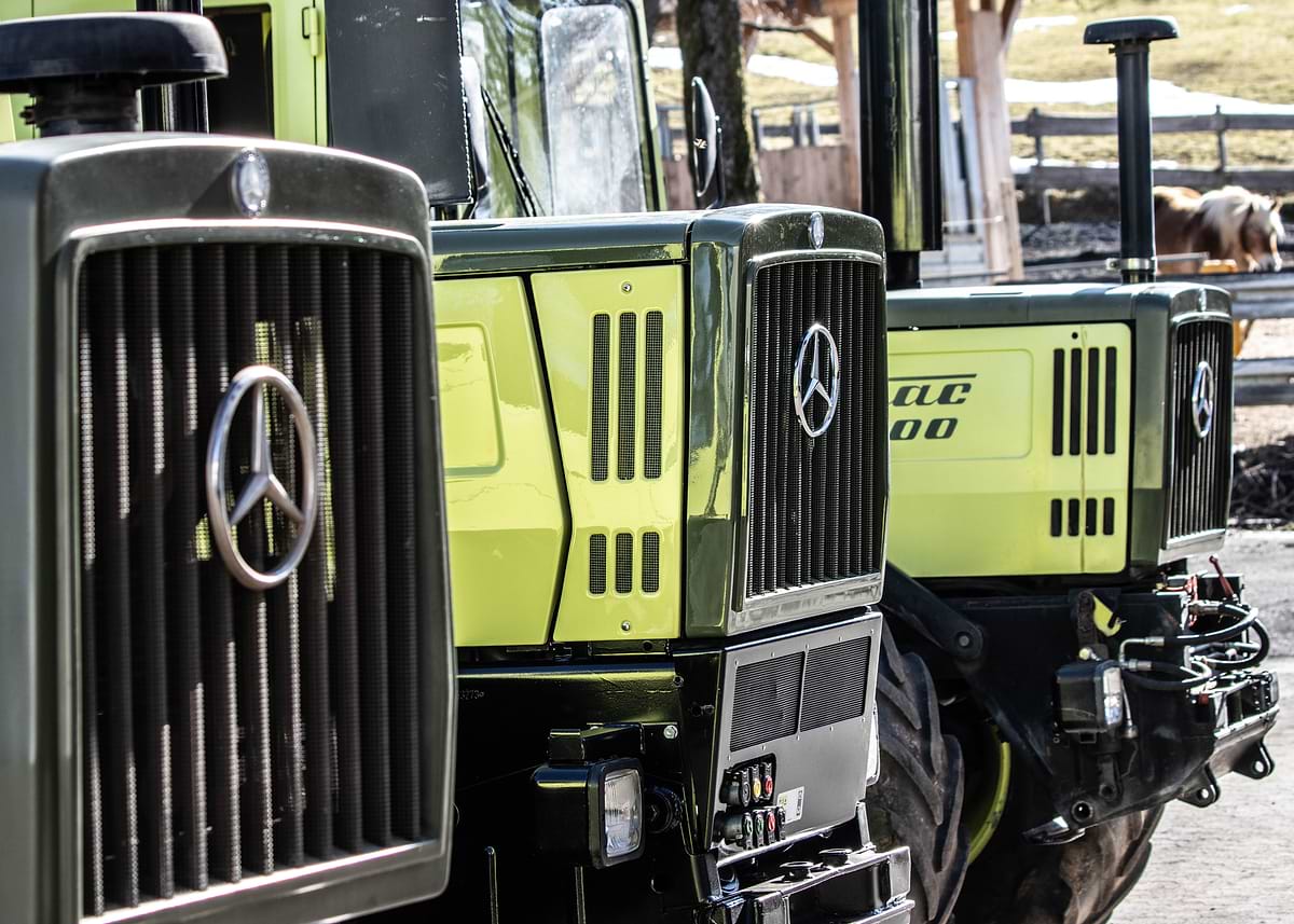 'Mercedes-Benz MB-Trac' Poster, picture, metal print, paint by Julius ...