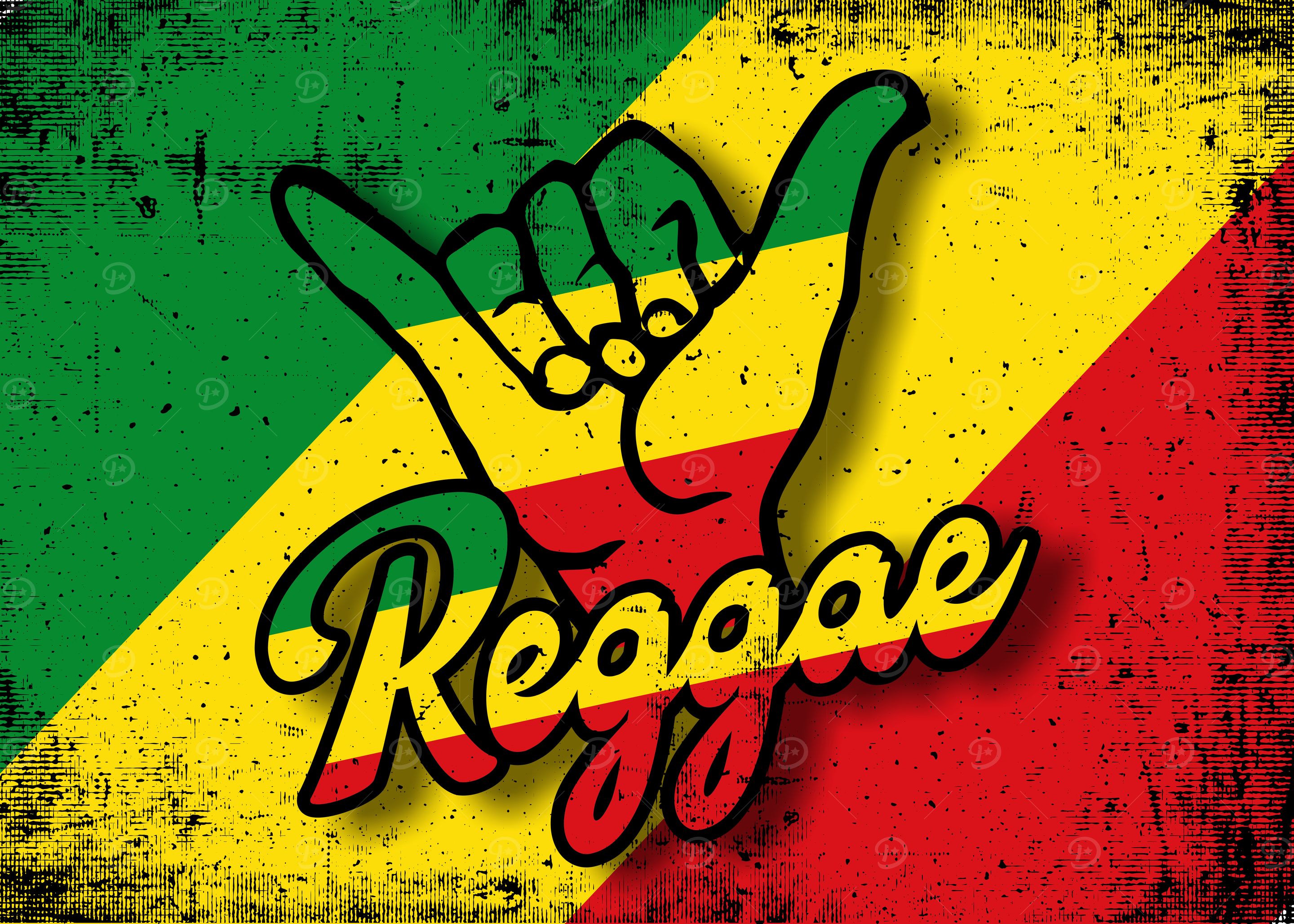 Reggae Shaka Hand Sign Aloha Hang Loose' Poster, picture, metal