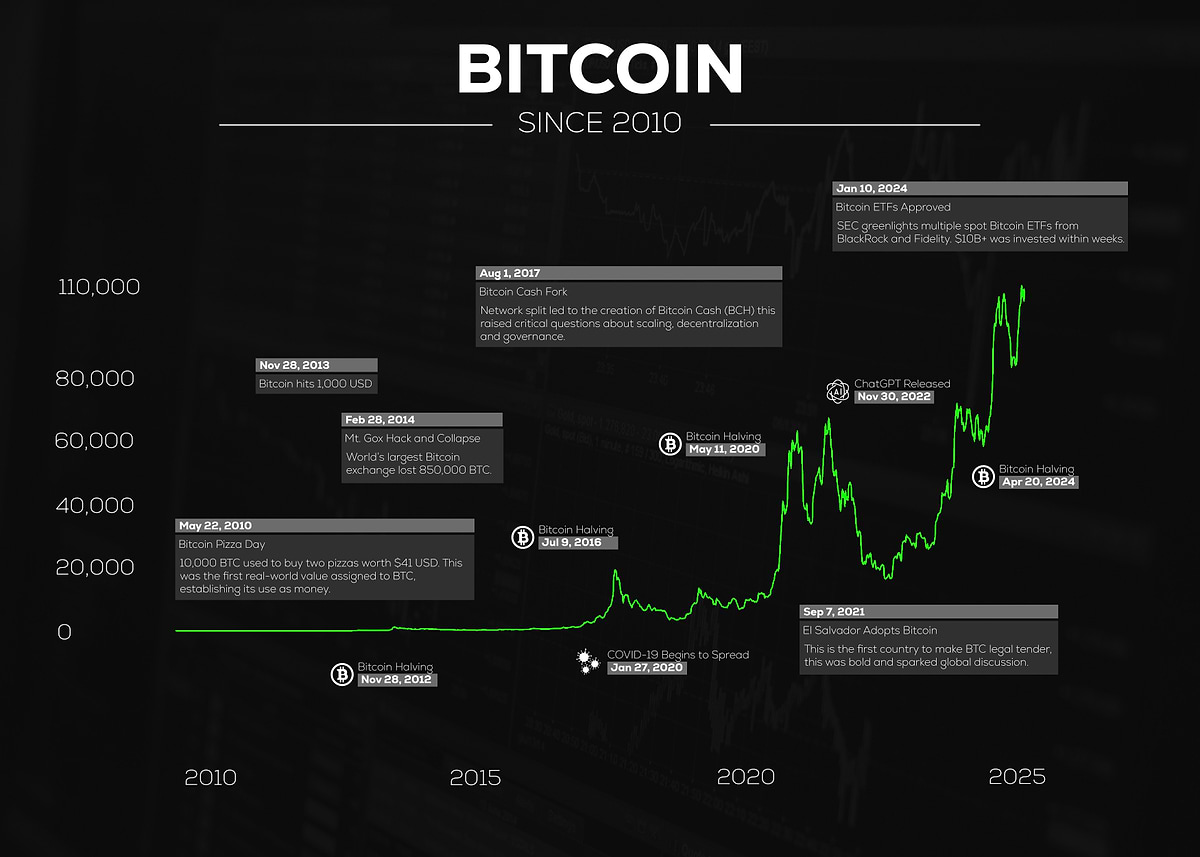 Bitcoin Historical Price Chart Since 2010