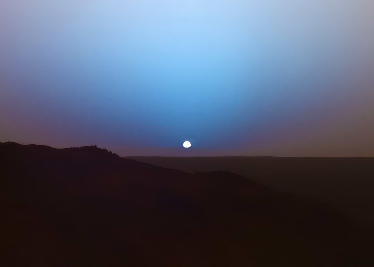 'Mars Sunrise Poster — NASA Spirit Rover Photo' Poster, picture, metal ...