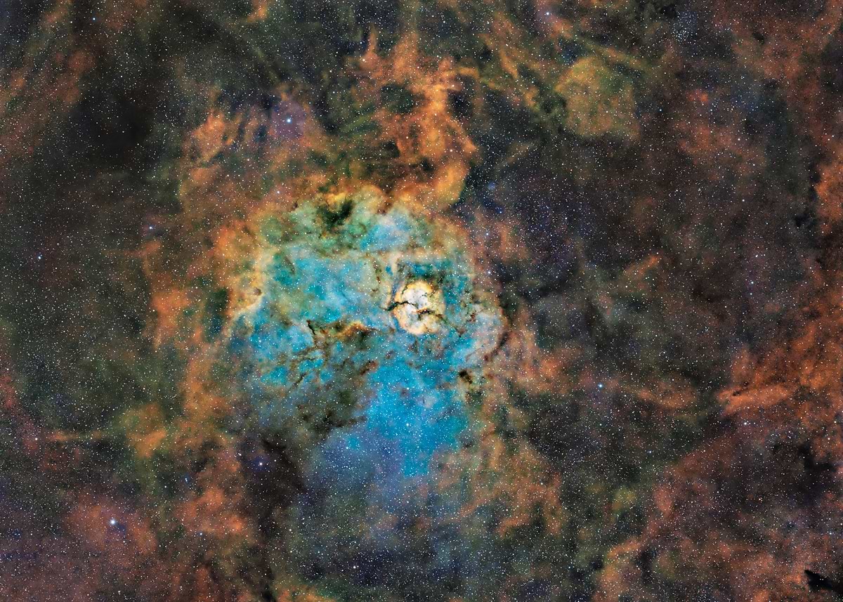 Nebula Ruler 'Detailed Nebula Space Cloud' Poster, picture, metal print, paint by ...