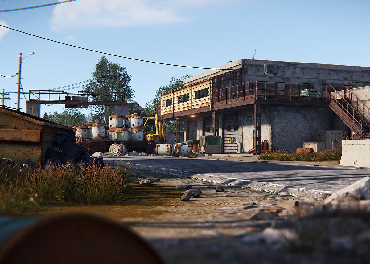 Rust X Displate 'Rust: Abandoned Industrial Site' Poster, picture, metal print, paint ...