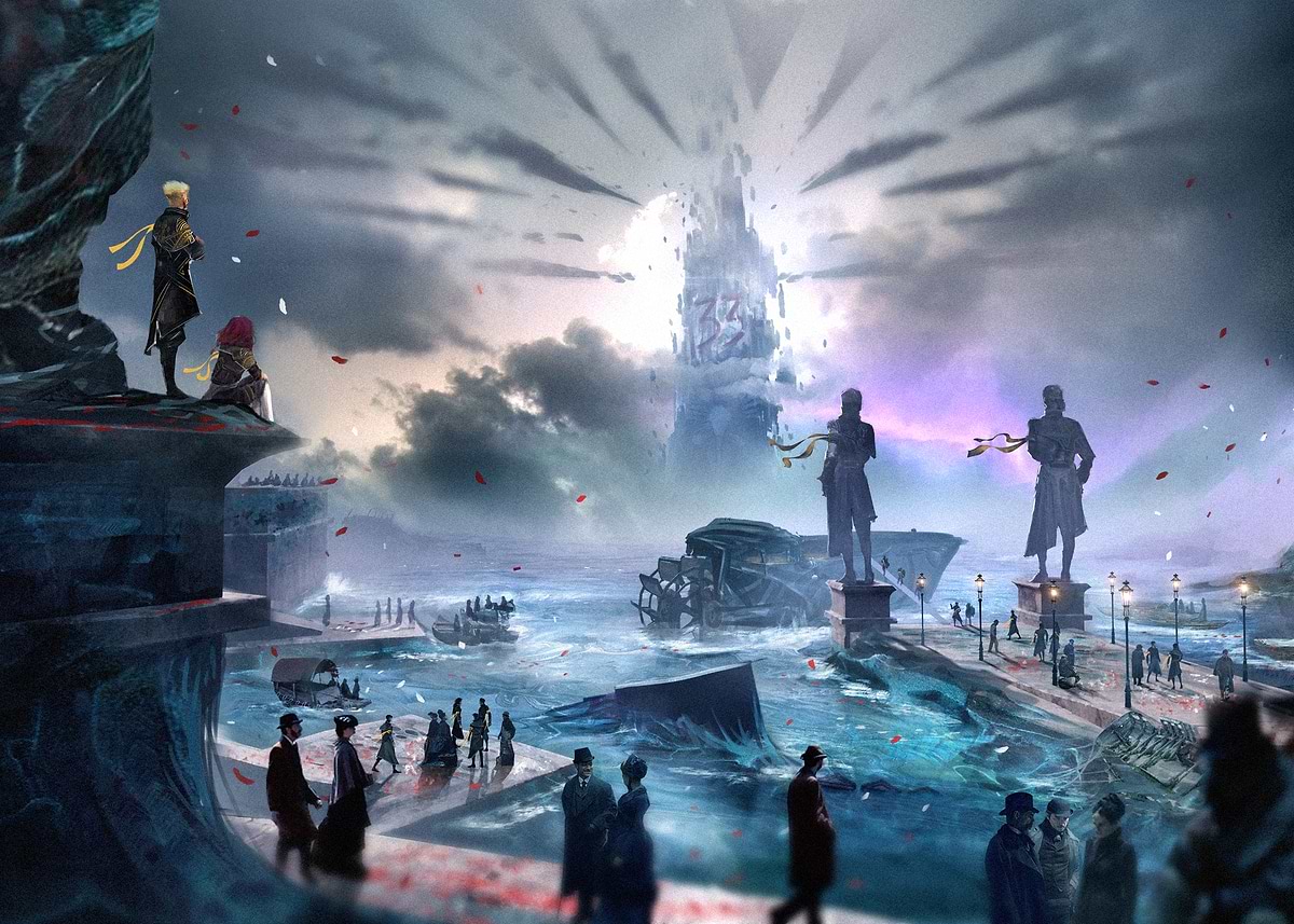 Lumiere Docks Unveiled Concept art' Poster, picture, metal print